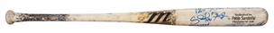 2012 Pablo Sandoval Game Used and 2012 World Series Champion San Francisco Giants Team-Signed Marucci PS48 Custom Cut Bat (PSA/DNA GU 10) 